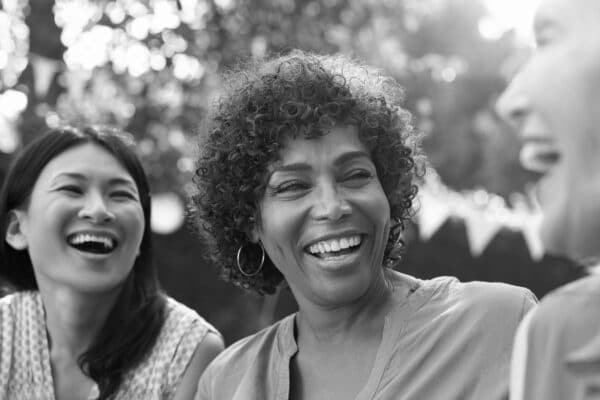 Smiling dental patients