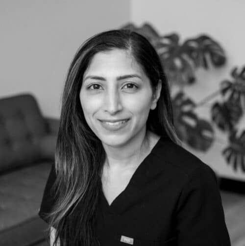 Modern smiles team-siddra iqbal dds-4 A woman smiling at camera