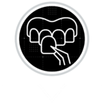 Black and white veneers graphic