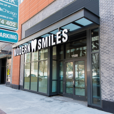 Modern smiles expands to new old town location 7 Front view of modern smiles dentistry office, representing modern smiles dentistry at new old town location