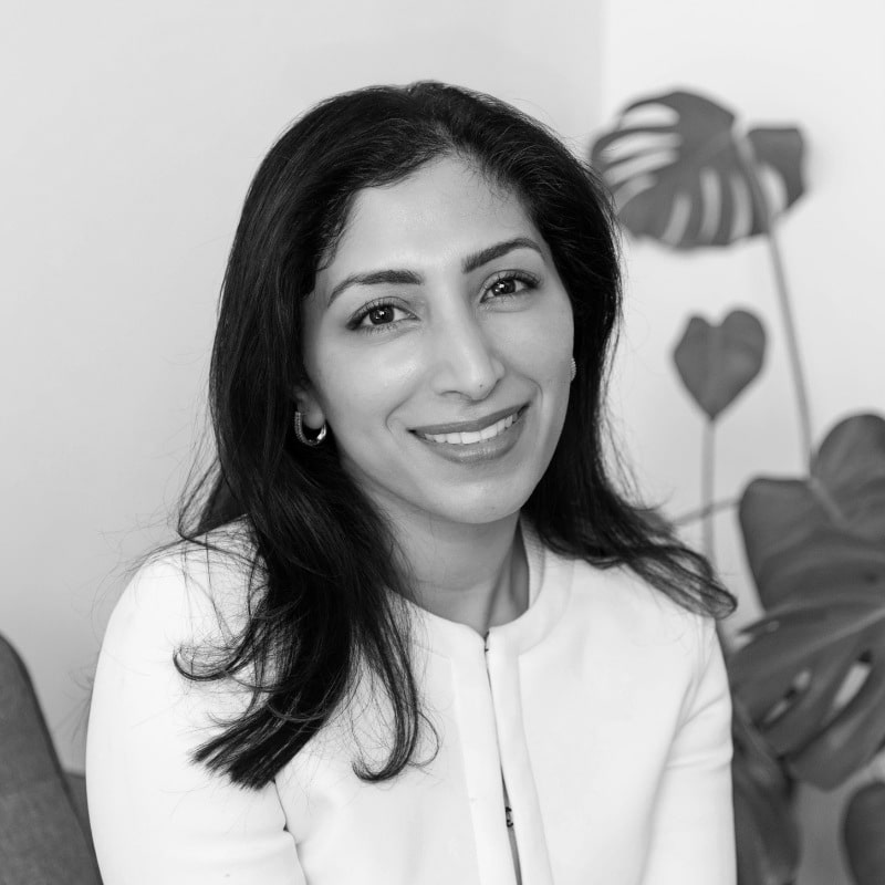 Dr. Iqbal headshot black and white