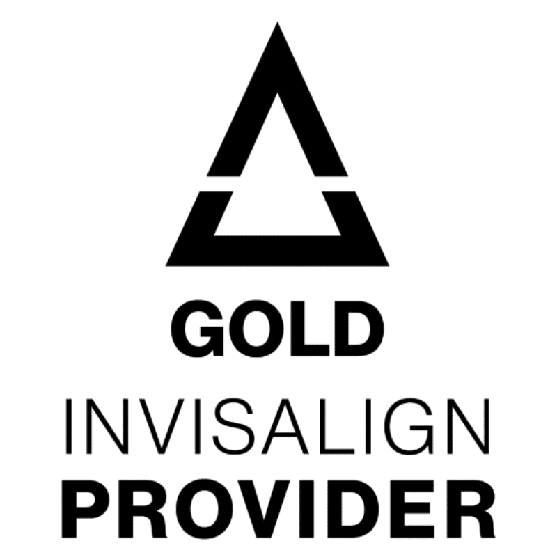 Modern-smiles-gold-invisalign-provider-black Modern smiles gold invisalign provider logo on black background highlighting expert clear aligner orthodontic care